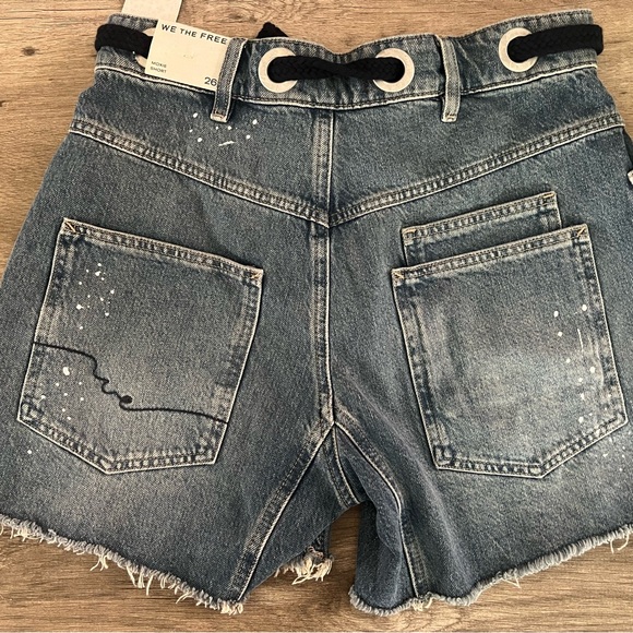 Free People Barrel Denim Shorts - Picture 4 of 4